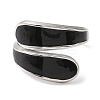 304 Stainless Steel Open Cuff Ring for Women RJEW-F166-14P-02-2