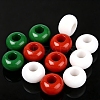 Christmas Theme Opaque Acrylic European Beads SACR-N019-03M-1