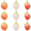 12Pcs 3 Colors Heat Shrink Plastic Enamel Pendants KY-CJ0002-12-1