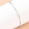 201 Stainless Steel Curb Chain Bracelets for Women LS-BJEW-G767-01A-P-1