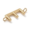 304 Stainless Steel Letter Connector Charms LS-STAS-M108-01G-05-2