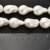 Electroplate Porcelain Beads Strands BSHE-C009-04A-5