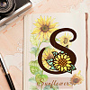 Flower Letter S Carbon Steel Cutting Dies Stencils DIY-WH0309-2371-3