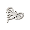 Non-Tarnish 201 Stainless Steel Pendants LS-STAS-E206-04P-07-2