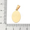 Ion Plating(IP) 304 Stainless Steel Pendants STAS-H356-07G-3