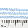 Baking Paint Transparent Glass Beads Strands DGLA-A034-J2mm-B10-5