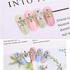 24Pcs 6 Styles Tortoise Zinc Alloy Cabochons MRMJ-OC0002-86-6
