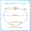 1pc Adjustable Nylon Cord Slider Bracelets for Women BJEW-LP0001-33E-G-2