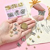 91Pcs 6 Styles Tibetan Style Alloy Butterfly Beads FIND-YW0004-92-5
