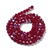 Opaque Glass Beads Strands EGLA-A035-P6mm-L16-2