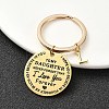 Valentine's Day Brass & 201 Stainless Steel Keychain KEYC-YW00097-12-1