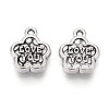 Tibetan Style Alloy Charms TIBE-N013-19AS-1