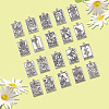 2 Sets Tibetan Style Zinc Alloy Pendants FIND-SC0016-92AS-6