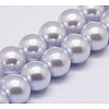 Eco-Friendly  Dyed Glass Pearl Round Bead Strands X-HY-A002-8mm-RB004-3