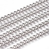 Non-Tarnish Handmade 304 Stainless Steel Curb Chains STAS-F229-06A-P-1