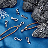 201 Stianless Steel Kecychain Clasps STAS-UN0039-76P-4