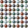 65Pcs Round Natural Indian Agate Beads G-SC0003-57-1