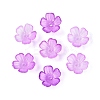 Transparent Plastic Bead Caps KY-Q005-02A-06-2