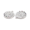 Brass Micro Pave Colorful Cubic Zirconia Pendants KK-E068-VC117-3