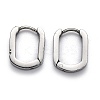 Tarnish Resistant 304 Stainless Steel Huggie Hoop Earrings STAS-J033-11A-P-2