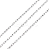 304 Stainless Steel Paperclip Chains CHS-M009-07P-01-1