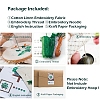 Monstera Leaf Pattern DIY Embroidery Beginner Kit DIY-P077-018-2