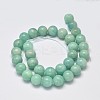 Grade AB Natural Amazonite Round Bead Strands G-M296-06-6mm-2