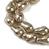 Electroplated Glass Beads Strands GL-CBA89C7-01A-2