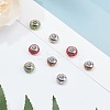 Rondelle 304 Stainless Steel Polymer Clay Rhinestone European Beads GPDL-UN0001-01-5