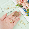 6Pcs 2 Style Rack Plating Brass Lobster Claw Clasps DIY-BBC0001-50-3