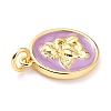 Real 18K Gold Plated Brass Pendants KK-M218-01G-RS-3