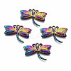 Rainbow Color Alloy Pendants PALLOY-S180-075-RS-1