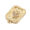 Brass Micro Pave Cubic Zirconia Pendants LS-KK-D283-30G-03-2