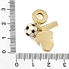 Football Theme Brass & Enamel European Dangle Charms KK-CBA8E93-01A-3