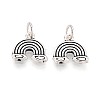 925 Sterling Silver Rainbow Charms STER-N016-66AS-1