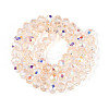 Transparent Glass Beads Strands EGLA-N016-8mm-07-3