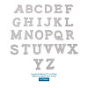 Alphabet Resin Rhinestone Patches DIY-TAC0005-45D-17