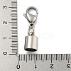 Tarnish Resistant 304 Stainless Steel Cord Ends STAS-K273-07C-P-3