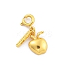 Brass Fruits Pendant Decoration HJEW-P020-01I-G-1