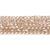 Transparent Electroplate Glass Beads Strands GLAA-F029-3mm-C12-1