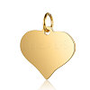 Ion Plating(IP) 304 Stainless Steel Stamping Blank Tag Charms STAS-I311-27G-1