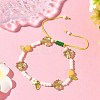 Glass Seed Beads & Lampwork Beads Braided Bead Bracelets for Women BJEW-MZ00212-01-1