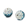 Gradient Color Design Polymer Clay Rhinestone Beads CLAY-NH0001-03D-2