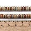 Natural Aqua Terra Jasper Beads Strands G-L624-H03-6x2mm-5