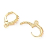 SHEGRACE Brass with Imitation Pearl Leverback Earring Findings XGR0069G-75G-2