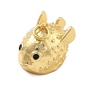 Brass Micro Pave Cubic Zirconia Pendants KK-L209-090G-1