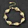 304 Stainless Steel Link Bracelets for Women BJEW-P354-04A-G-1