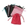 Velvet Jewelry Drawstring Storage Pouches ABAG-P013-02C-1