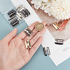 12Pcs 3 Colors Alloy Bikini Clips FIND-PH0018-50-3