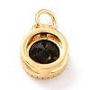 Real 18K Gold Plated Brass Inlaid Cubic Zirconia Charms LS-ZIRC-L100-081G-04-3